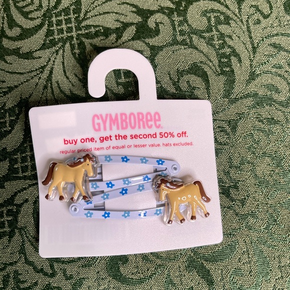 NWT Gymboree horse barrettes malibu cowgirl pony - Picture 3 of 3
